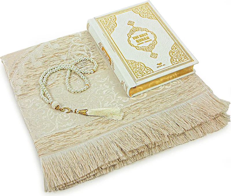 İhvan Online Ihvan Online French Translation of the Holy Quran and Prayer Rug Set