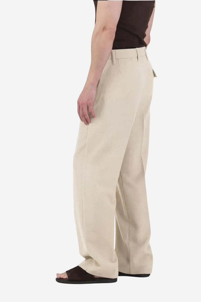 GIESTO Mid Waist Straight Leg Tailored Trousers - Image 4