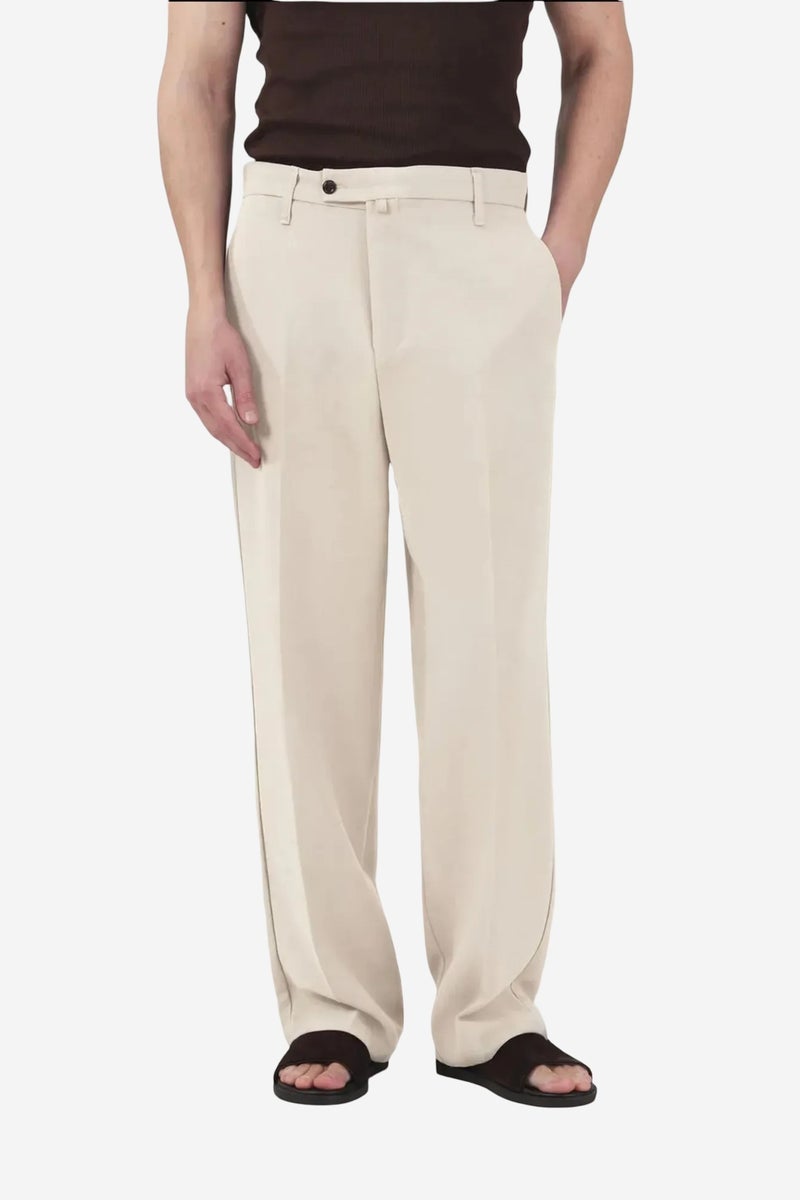 GIESTO Mid Waist Straight Leg Tailored Trousers - Image 1