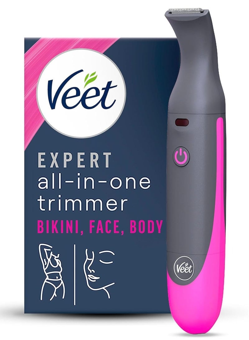 ماكينة حلاقة كهربائية احترافية متعددة الاستخدامات لإزالة شعر النساء في منطقة البكيني والوجه والحواجب، متعددة الاستخدامات، مزودة بشحن USB وملحقات قابلة لإعادة الشحن، مقاومة للماء بنسبة 100%، مصممة للاستخدام الرطب والجاف - Image 1