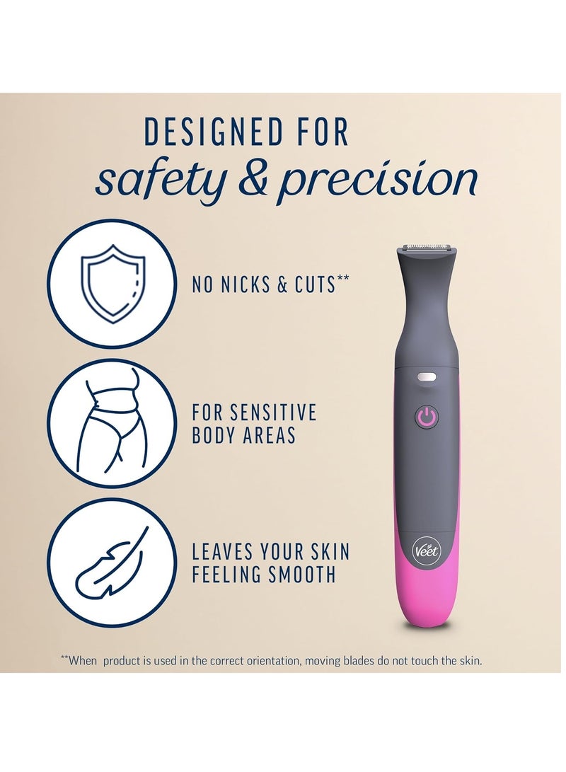 ماكينة حلاقة كهربائية احترافية متعددة الاستخدامات لإزالة شعر النساء في منطقة البكيني والوجه والحواجب، متعددة الاستخدامات، مزودة بشحن USB وملحقات قابلة لإعادة الشحن، مقاومة للماء بنسبة 100%، مصممة للاستخدام الرطب والجاف - Image 4