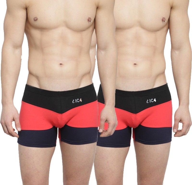 IC4 Store Men's Trico Trunk Combo Pack of 2 - Navy and Red - Image 1