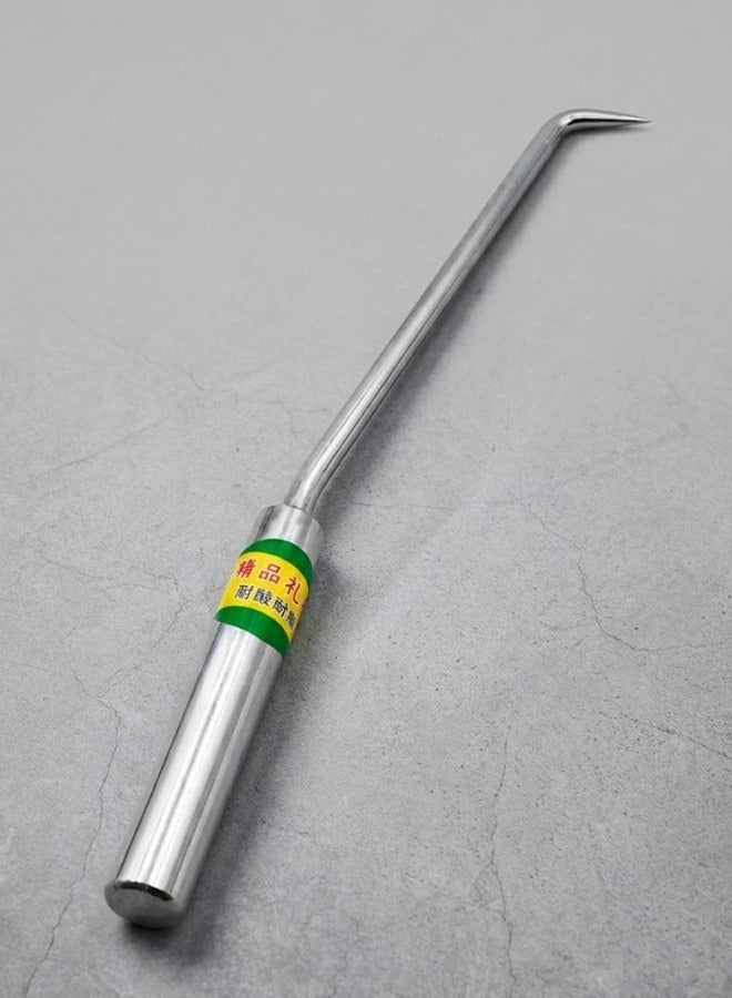 DEFAONS Stainless Steel Hook Pick Tool 16941, Precision Curved Hook Scraper Tool for O Ring Seal Removal, Automotive Oil Seal Picker, Gasket Removal Hook, Mechanical Repair Hand Tool for Garage Workshop and Industrial Maintenance. - Image 1