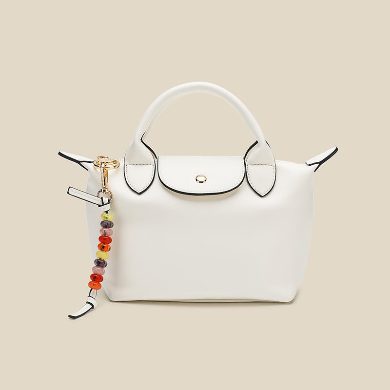 2024 Chic Large Capacity Dragon Tote Shoulder Bag White