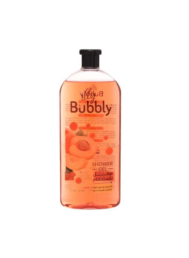 illy Bubbly illy Bubbly Apricot &Peach Shower Gel 1L/  - Image 1
