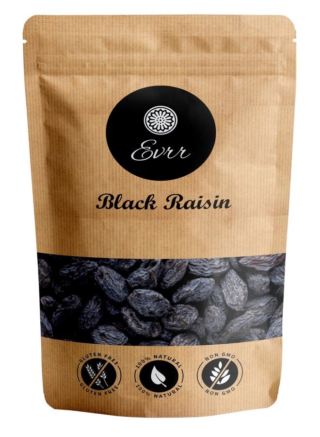 EVRR Afghani Seedless Black Raisins 1Kg | 100% Natural | Premium| Kishmish, Dried Kishmish Without Seeds | 100% Natural & Gluten-Free - Image 1