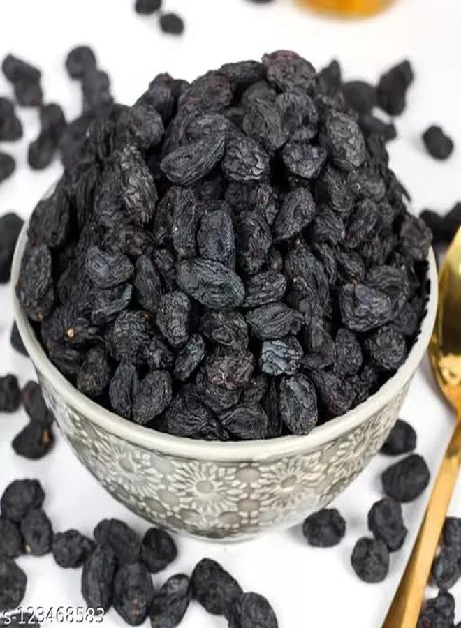 EVRR Afghani Seedless Black Raisins 1Kg | 100% Natural | Premium| Kishmish, Dried Kishmish Without Seeds | 100% Natural & Gluten-Free - Image 4