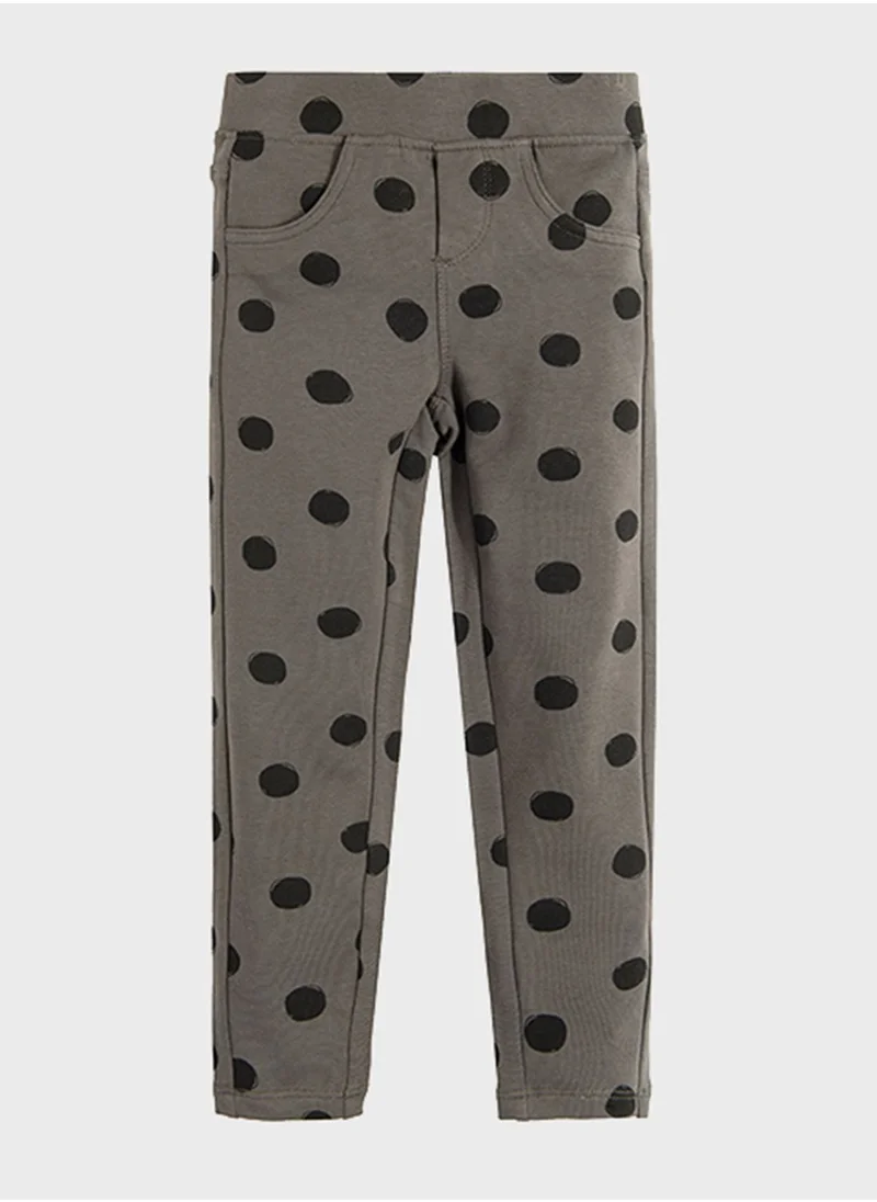 SMYK Kids Polka Dot Print Leggings