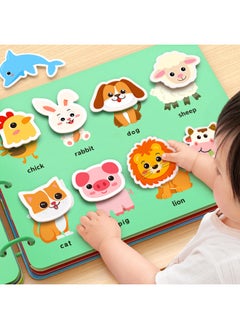 Generic Quiet Hand-tearing Cloth Book Baby Toys 0-1 Year Old Tear-tearing Book Baby 6 Months 12 Early Education Velcro Can Bite-Color:[0-6 Years Old] Enlightenment Book + Math Book + Literacy Book (play When You Get It)  - Image 2