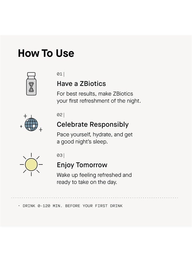 ZBiotics ® Probiotic Drink — 0.50 Fl Oz (3 Pack of .5 Fl Oz)  - Image 2