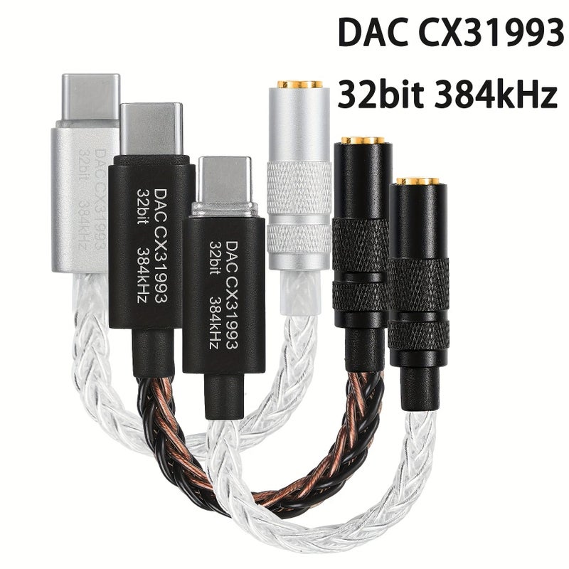 USB C Type C to 3.5mm DAC Headphone Adapter with Digital Decoding and Amplifier Black Brown Color for Samsung Galaxy S23 S22 S21 S20 Ultra iPad Pro iPhone 15 16 Xiaomi OnePlus - Image 5