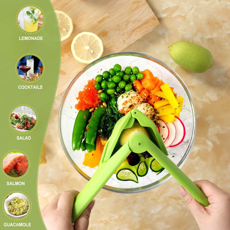ToGeeKa Lemon Squeezer, Effortless Manual Flat Lime Juicer Squeezer, Hand Citrus Press, Folds Design For Saving Space Storage, Easy to Make Juice From Lemon, Lime, Cirtus, Orange, Fruits - Image 4