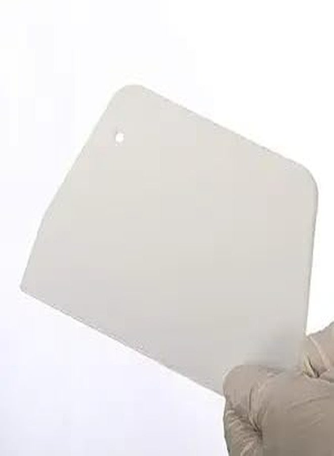 Sona Dough Scraper Bowl Scraper, Food Safe Plastic Dough Cutter, Flexible Plastic Scraper, Multipurpose Food Scrappers for Bread Dough Cutting, Cake Fondant Icing (Pack of 1) - Image 5