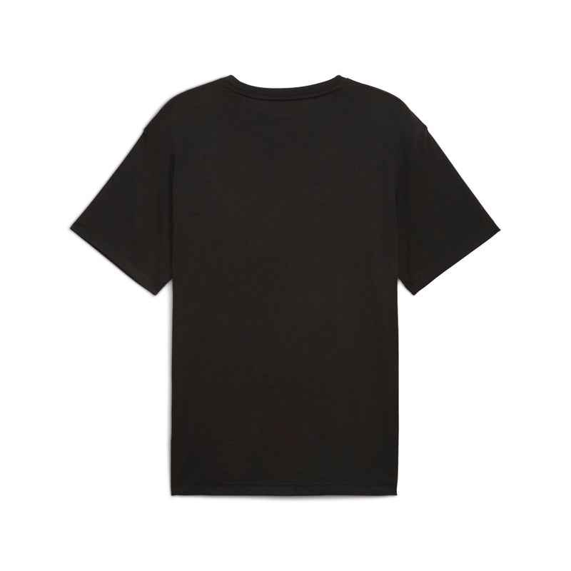 PUMA GRAPHICS Logo Relaxed Mens Black Training T-shirt - Image 5