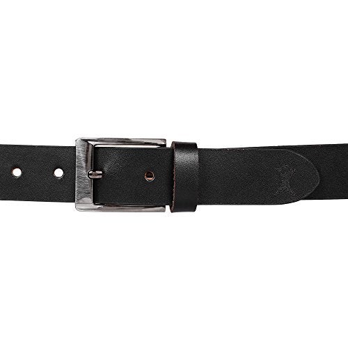 Creature Formal/Casual Black Color Genuine Leather Belts For Men (Length- 46 inches || BL-020-35MM) - Image 3
