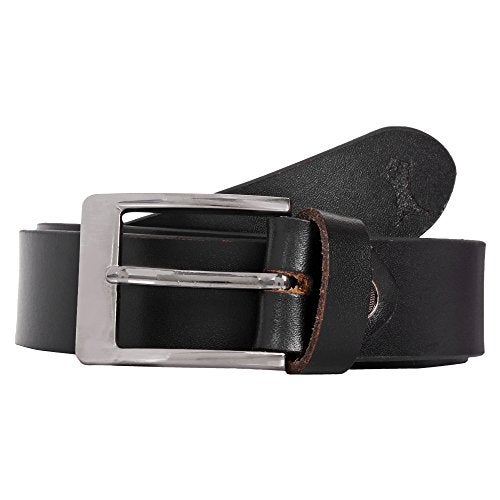 Creature Formal/Casual Black Color Genuine Leather Belts For Men (Length- 46 inches || BL-020-35MM) - Image 4