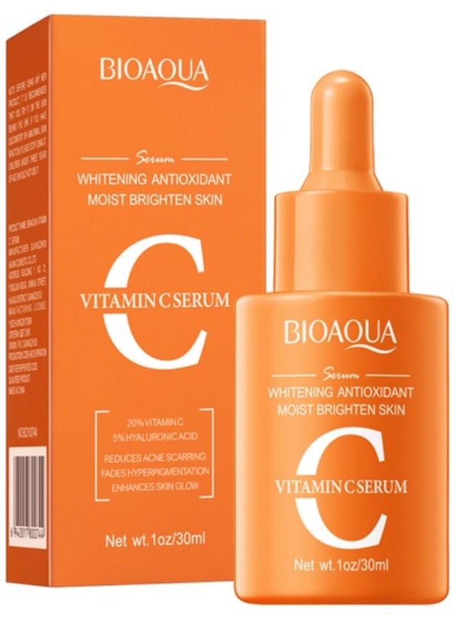 بيو أكوا مصل فيتامين سي ، مضاد للأكسدة ، مبيض ، رطب ، تفتيح البشرة ، مصل عضوي مضاد للشيخوخة - 30 مل - Image 1