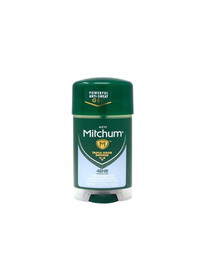 Mitchum Power Gel Antiperspirant Deodorant - Unscented - Net Wt. 2.25 OZ (63 g) - Pack of 3 - Image 2