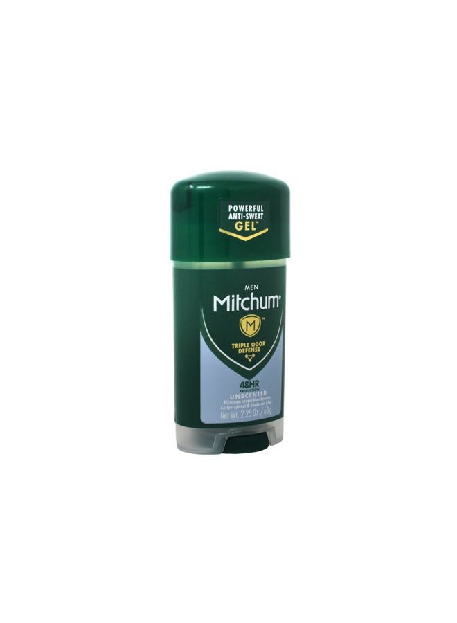 Mitchum Power Gel Antiperspirant Deodorant - Unscented - Net Wt. 2.25 OZ (63 g) - Pack of 3 - Image 3
