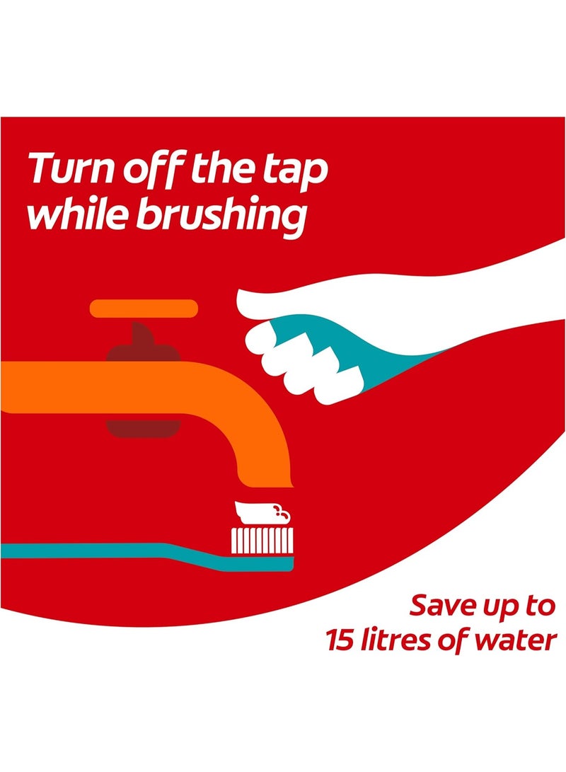 كولجيت فرشاة أسنان كولجيت إكسترا كلين متوسطة الحجم، عبوة من 4 قطع - Image 4