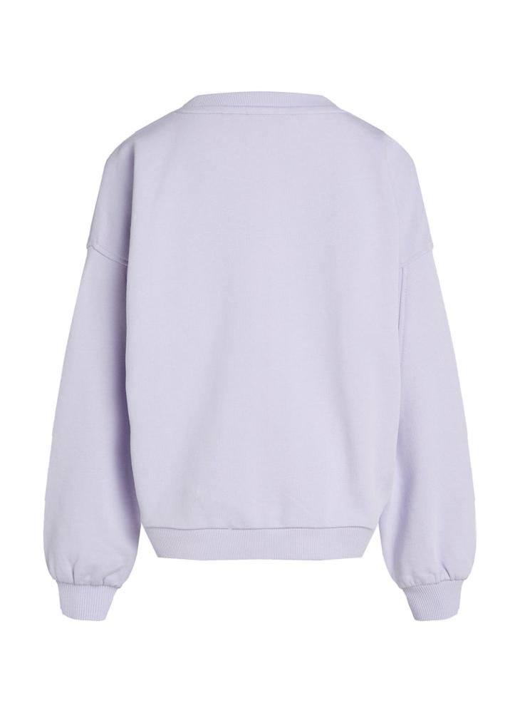 Calvin Klein Jeans Kids Metallic Logo Crew Neck Sweatshirt  - Image 5