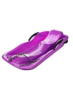 BLOOMING TIME All-Terrain Plastic Skiing Board for Snow Grass and Sand with Ski Pad Snowboard and Rope  - Image 1
