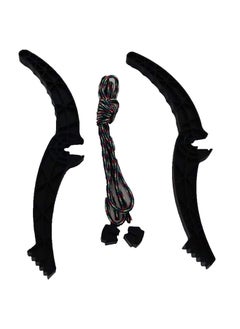 BLOOMING TIME All-Terrain Plastic Skiing Board for Snow Grass and Sand with Ski Pad Snowboard and Rope  - Image 3
