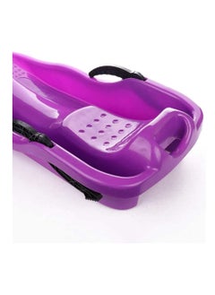 BLOOMING TIME All-Terrain Plastic Skiing Board for Snow Grass and Sand with Ski Pad Snowboard and Rope  - Image 2