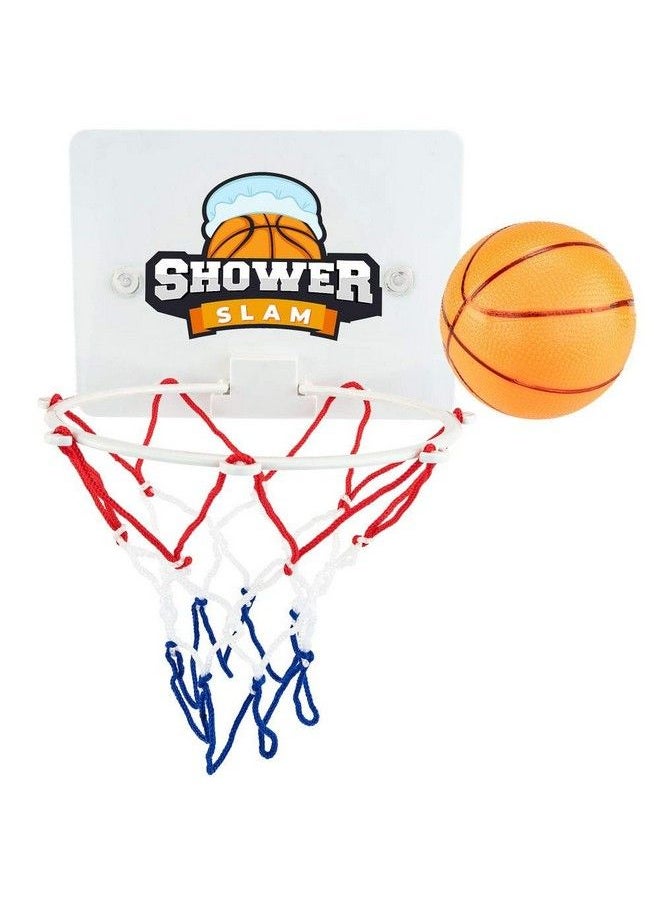 Hoopla Toys - Shower Slam Basketball Game Set Funny Bathroom Sports Bath Toy For Kids - Image 1