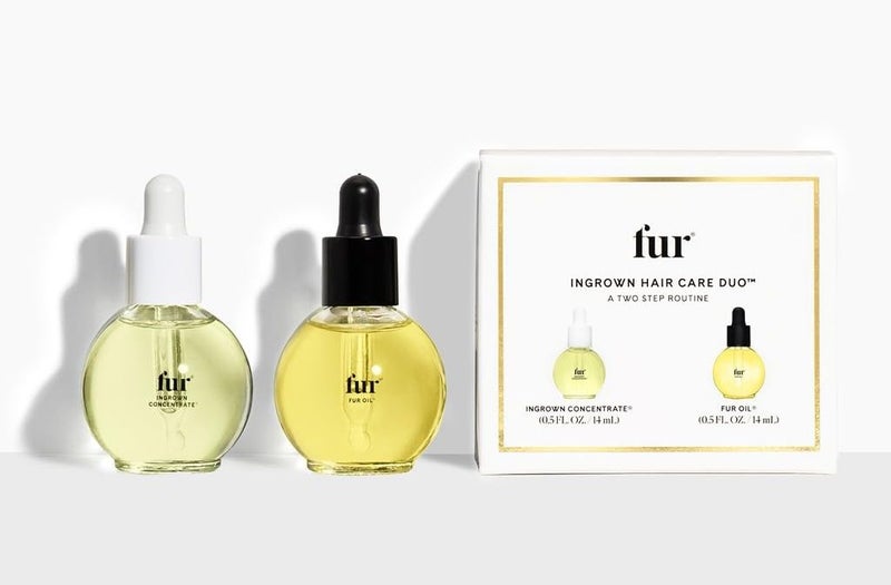 Fur Ingrown Hair Care Duo TwoStep Preventative Treatment  Combines Oil and Concentrate  05 FL oz each