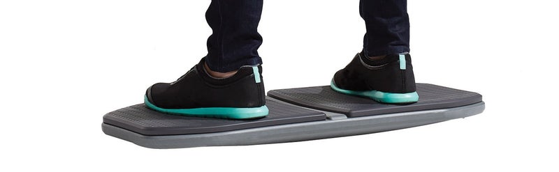 Gaiam Evolve Balance Board for Standing Desk - Anti-Fatigue Wobble Board for Home, Office, Physical Therapy & Exercise Equipment - Stability Rocker for Constant Movement, Increases Focus, Floor Mat Alternative - Image 1