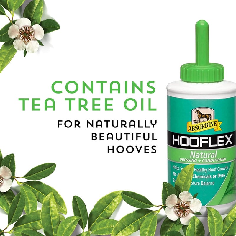 Absorbine Hooflex All Natural Dressing & Conditioner, 15oz, Includes Applicator Brush - Image 2
