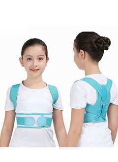 Generic Bestmaple Kid's Adjustable Posture Corrector Back Support Belt (Blue, Medium)  - Image 4