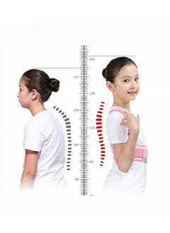 Generic Bestmaple Kid's Adjustable Posture Corrector Back Support Belt (Blue, Medium)  - Image 3