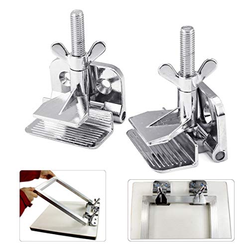 TECHTONGDA 2 pcs Butterfly Frame Hinge Clamp DIY Hobby Tool Heavy Duty Zinc Alloy Silk Screen Printing Printer with Screw - Image 1