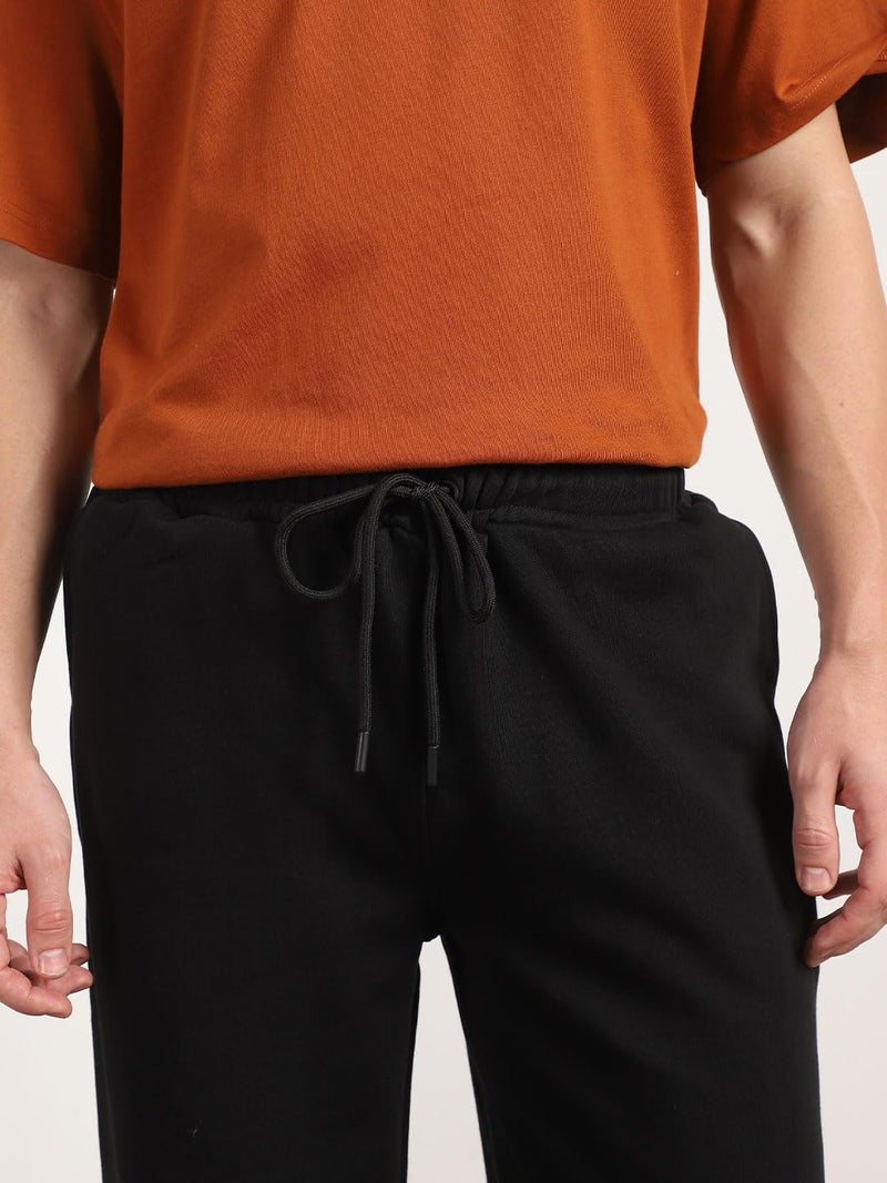 NOBERO Men's Black Straight Sweatpants - Image 5