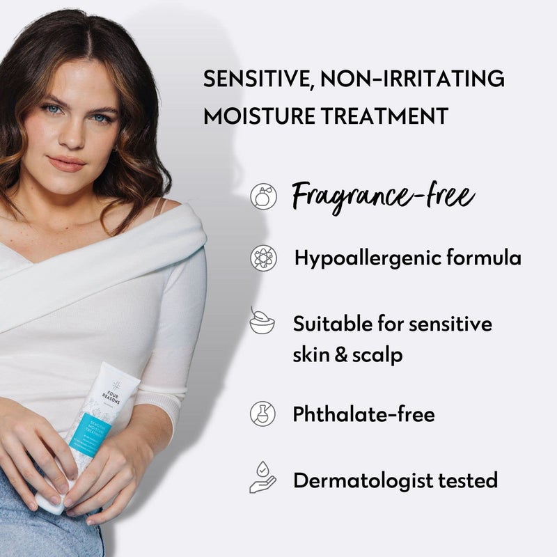 No nothing Sensitive Moisture Treatment - Perfume-free, Moisturising Intensive Treatment - For Dry and Damaged Hair - 100% Vegan -150 ml (New Packaging) - Image 5