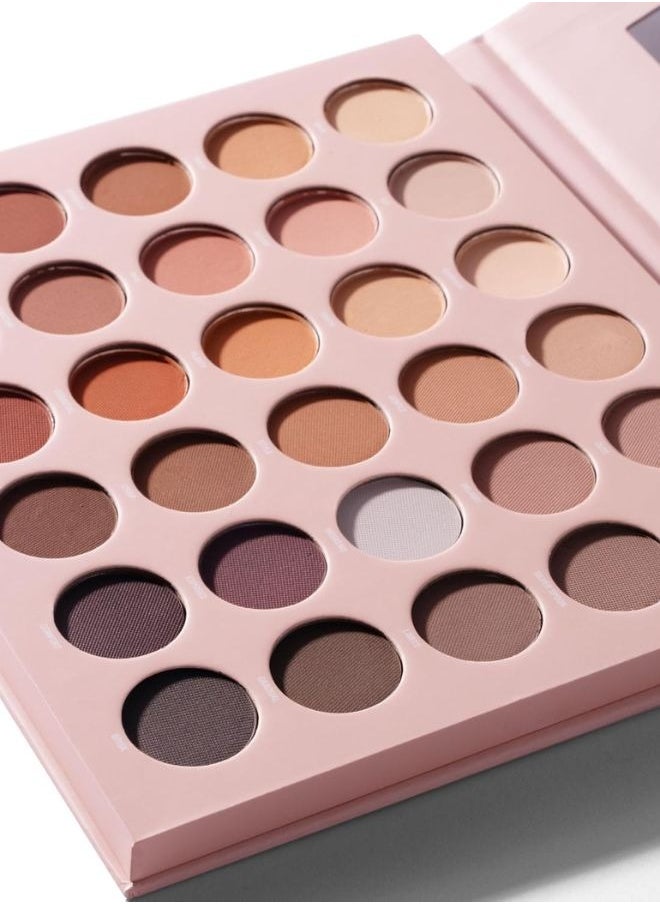 W7 Cosmetics W7 Just Mattes Pressed Pigment Palette - 30 Natural Nude Colours - Flawless Long-Lasting Every Day Vegan Makeup  - Image 2
