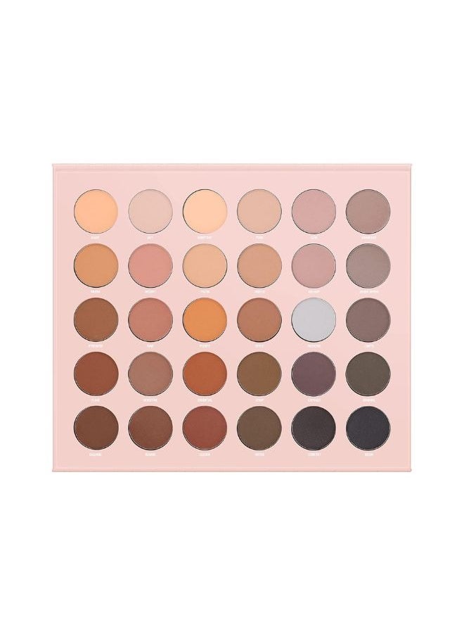 W7 Cosmetics W7 Just Mattes Pressed Pigment Palette - 30 Natural Nude Colours - Flawless Long-Lasting Every Day Vegan Makeup  - Image 5