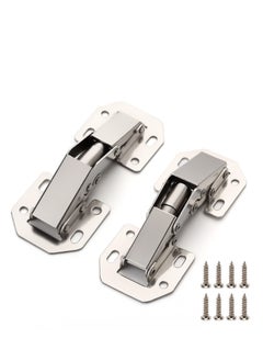 SYOSI Easy Installation Hinges 90 Degree Cabinet Hinge for Drawer Window Cupboard Kitchen Door No Slot Required Cold Rolled Steel Strong and Long Lasting  - Image 1