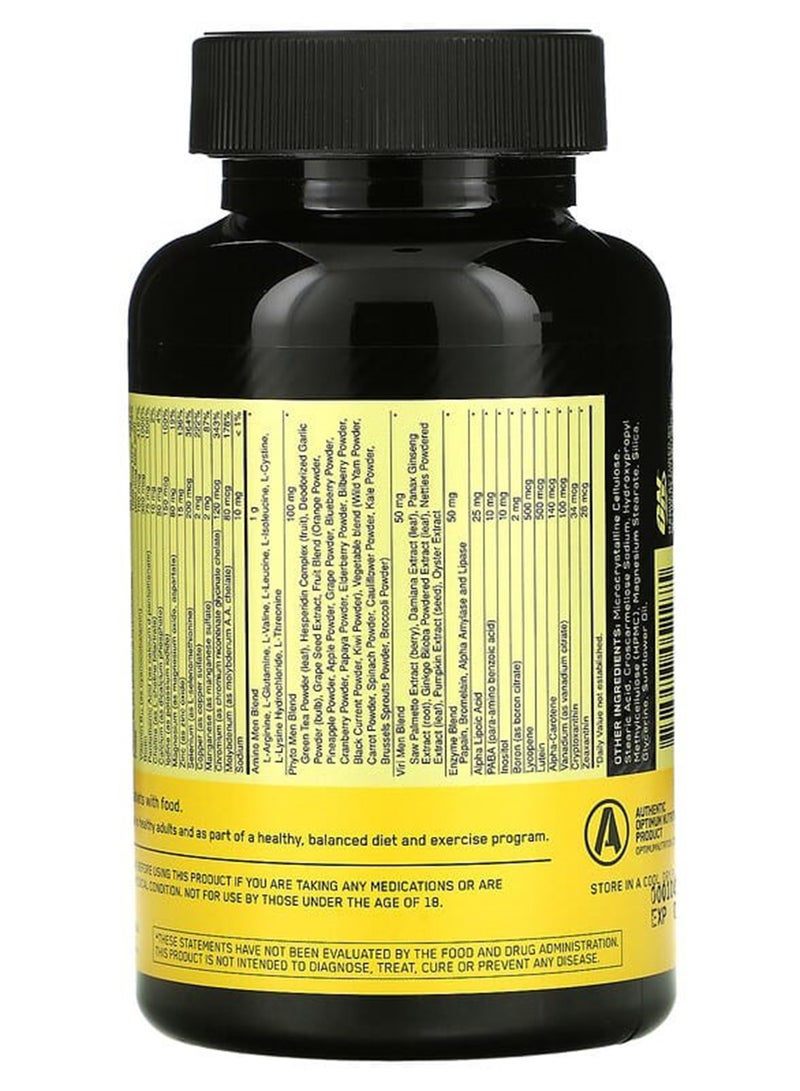 Optimum Nutrition Opti-Men Multivitamin Supplement - 150 Tablets - Image 3