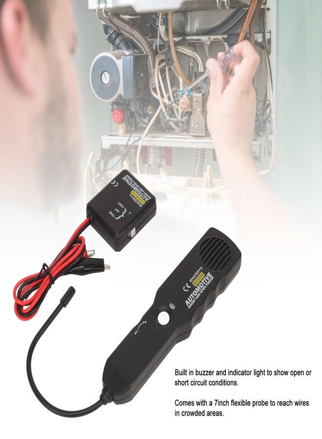Heayzoki Automotive Open Short Finder, Automotive Circuit Tester with Storage Bag, Portable Car Cable Wire Breaker Circuit Fault with Buzzer for Repairing - Image 2