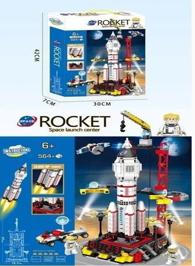 GEMCZA Spacee Station Model Building Kit for Kids | 564 Pieces DIY Construction Toy Set | Educational STEM/STEAM Learning Blocks | Creative Space Exploration Gift for Boys & Girls Age 6+ - Image 3