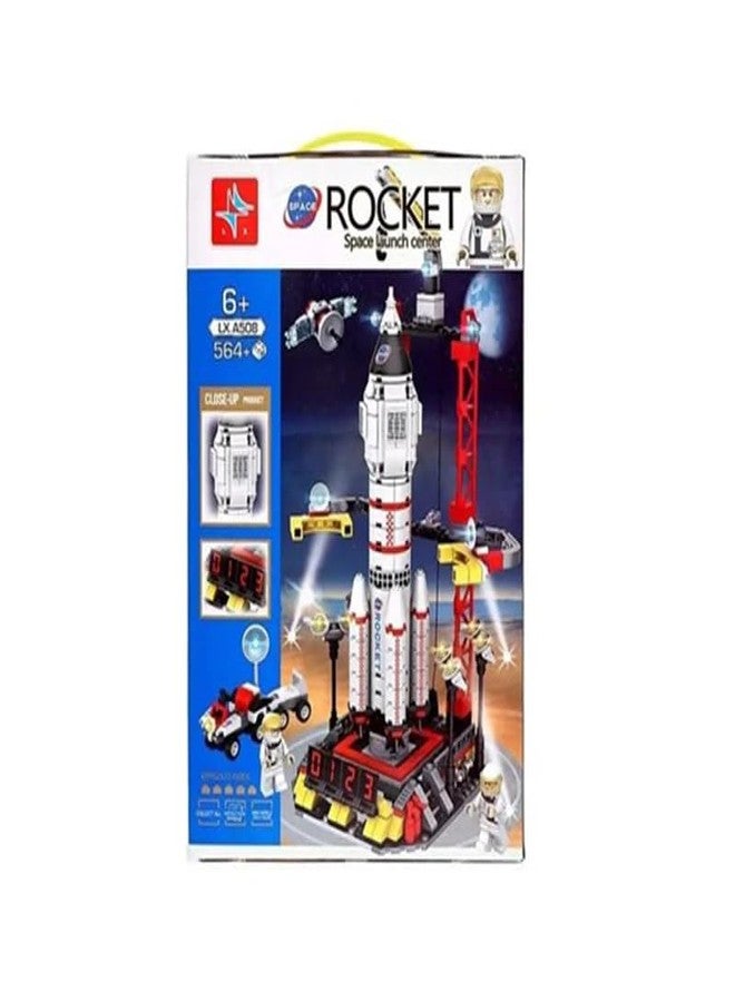 GEMCZA Spacee Station Model Building Kit for Kids | 564 Pieces DIY Construction Toy Set | Educational STEM/STEAM Learning Blocks | Creative Space Exploration Gift for Boys & Girls Age 6+ - Image 5