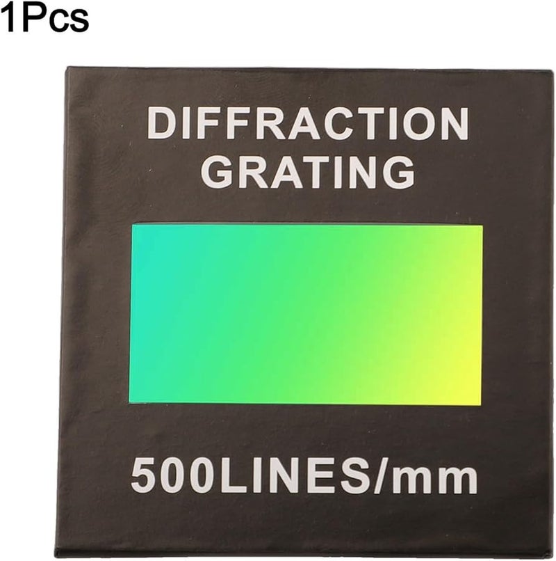 محزوز الحيود الانتقالي الهولوغرافي 500 خط 50X50 مم لمقياس الطيف الضوئي التدريس البصري - Image 5