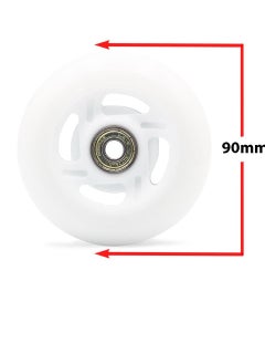 Generic Flash LED Skate Shoes Wheels 90mm and 90A With Bearing Single Piece  - Image 3