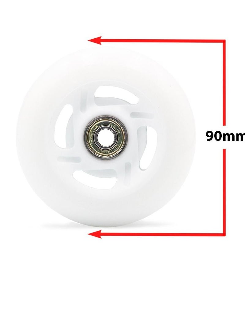 Generic Flash LED Skate Shoes Wheels 90mm and 90A With Bearing Single Piece  - Image 3