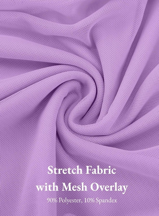 EXARUS فستان بناتي من إكساروس بأكمام طويلة وحمالات رفيعة، مناسب لحفلات المراهقات والرقص والعطلات والمناسبات الشتوية الرسمية وحفلات التخرج، فستان أنيق، بنفسجي بأكمام طويلة، مقاس 12 سنة - Image 4