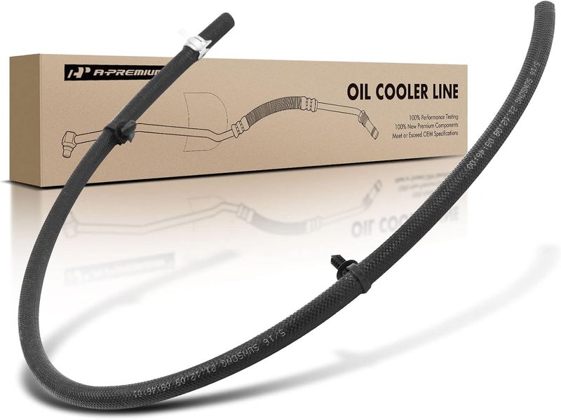 A-Premium Automatic Transmission Oil Cooler Line Hose Assembly - Image 1