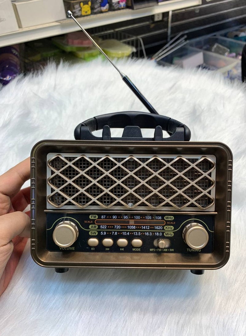 Bluetooth radio with rechargeable battery and input